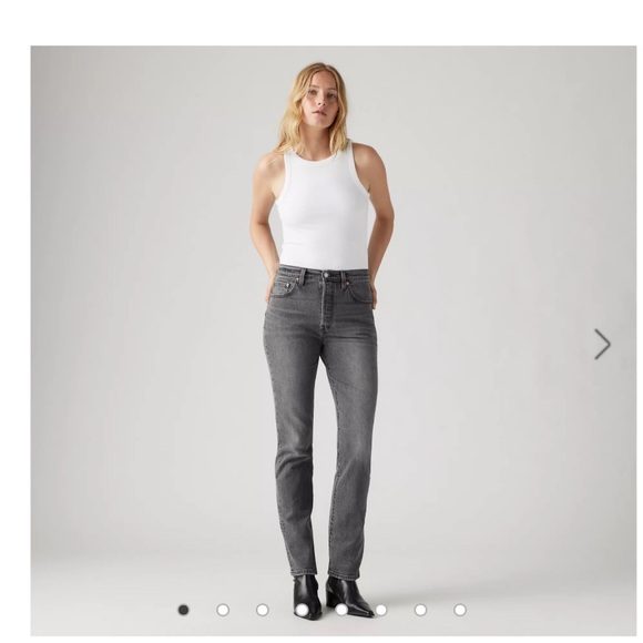 levi’s 501, washed black size 26 - Picture 2 of 3